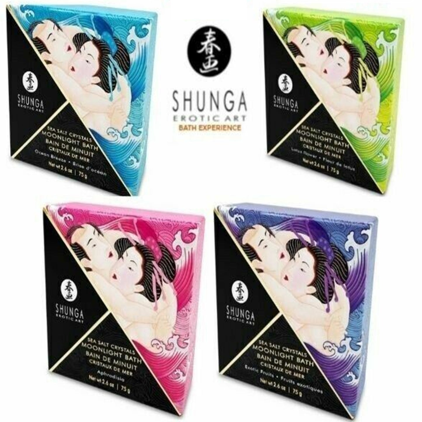 SHUNGA - Sea Salt Crystals Moonlight Bath 75 grams