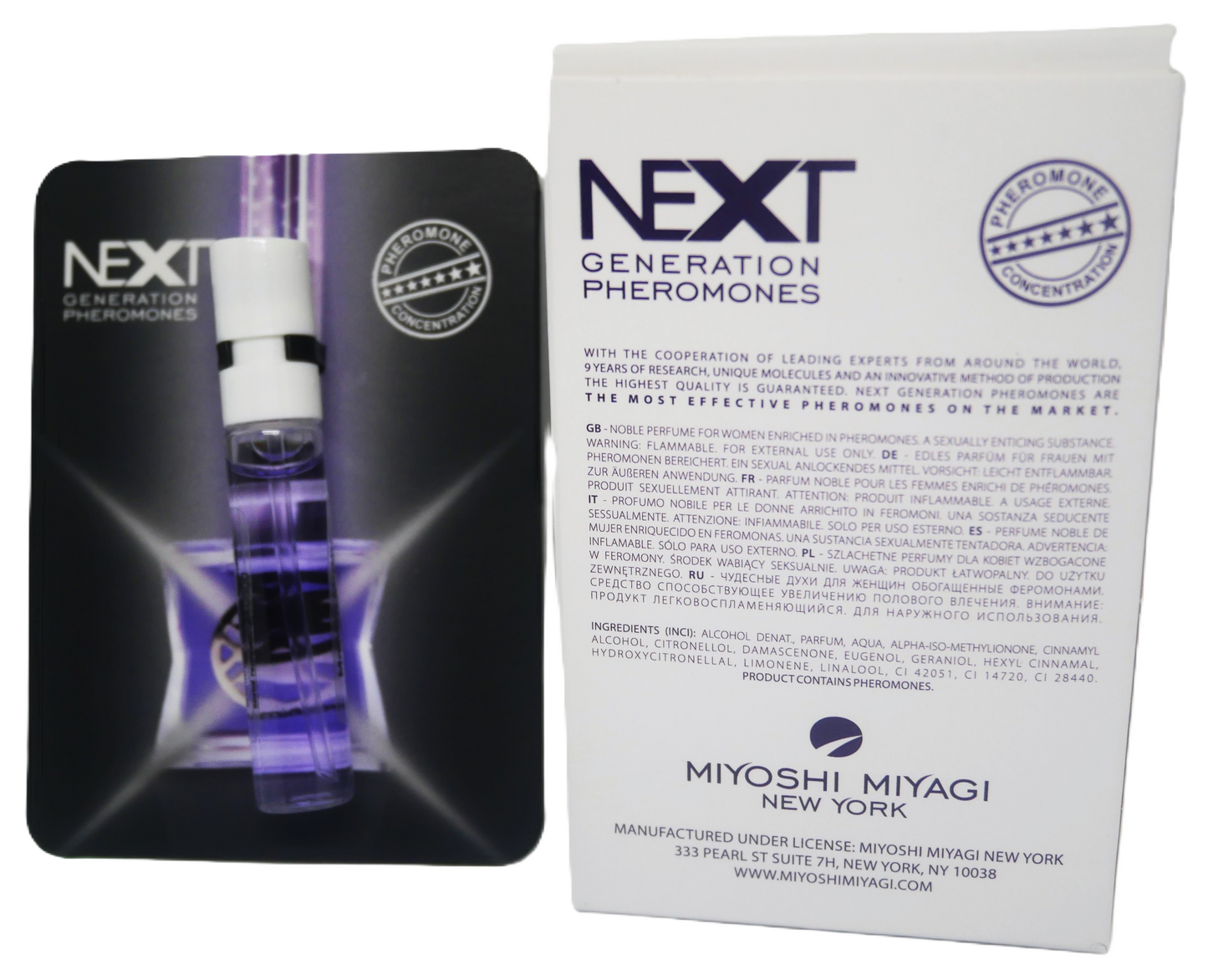 Pheromone Cologne for Women - Next Generation - Sampler 2.4 ml